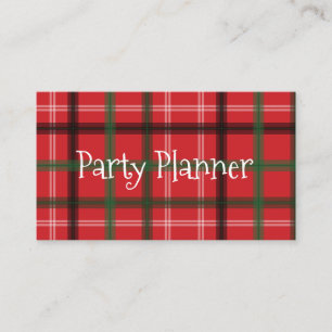 Tarjeta De Visita Navidades planner fiesta