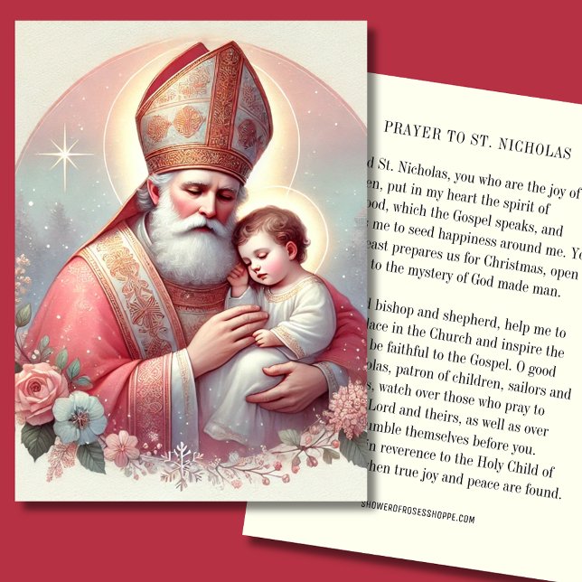 Tarjeta De Visita Navidades San Nicolás. Día de la Fiesta del Niño J (Subido por el creador)