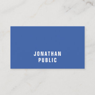 Tarjeta De Visita Navy Blue Elegant Sleek Design Professional Luxury