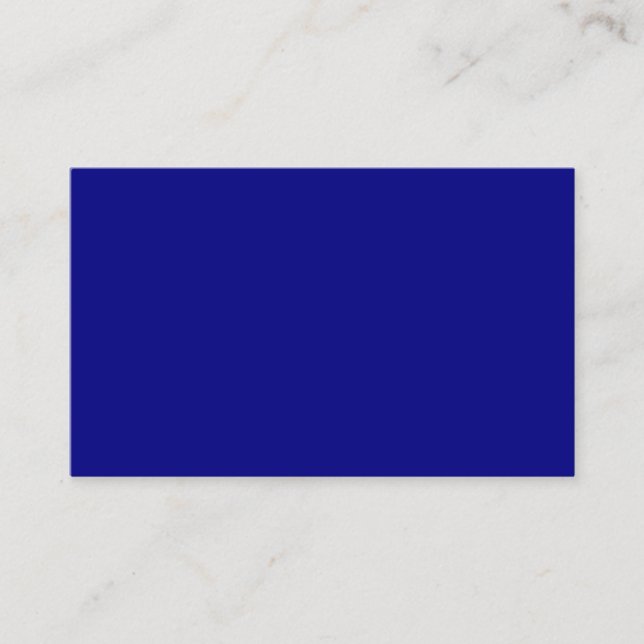 Tarjeta de visita Navy Blue Oceania (Anverso)