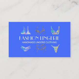 Tarjeta De Visita Navy Underwear Girly shop Lingerie Clothing