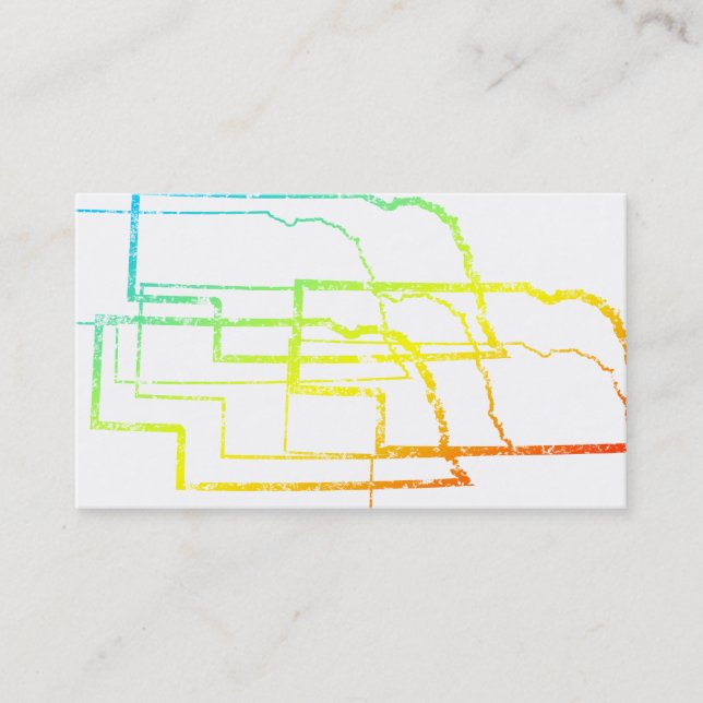 Tarjeta De Visita nebraska chill blur (Anverso)