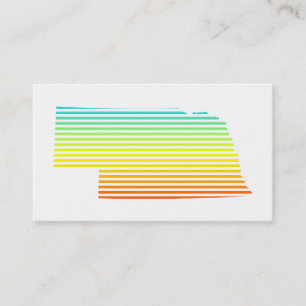 Tarjeta De Visita nebraska chill fade
