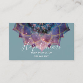 Tarjeta De Visita Nebula Bloom | Mandala