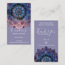 Tarjeta De Visita Nebula Bloom | Mandala