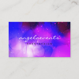 Tarjeta De Visita Nebula Celestial