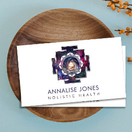 Tarjeta De Visita Nebula Sky Sri Yantra / Sri Chakra