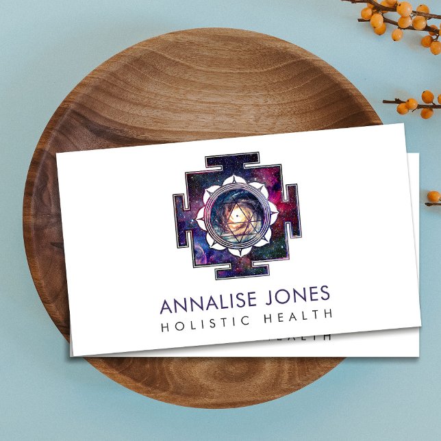 Tarjeta De Visita Nebula Sky Sri Yantra / Sri Chakra (Subido por el creador)