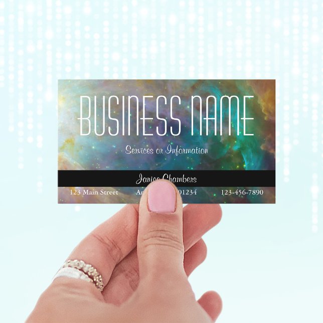 Tarjeta De Visita Nebulosa de Orión (Create your own celestial business cards.)