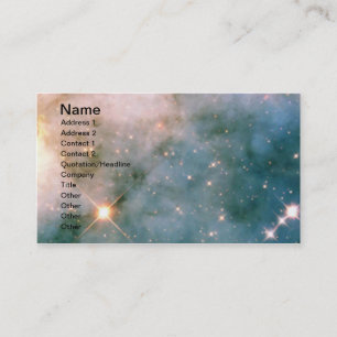 Tarjeta De Visita Nebulosa luminosa de Carina