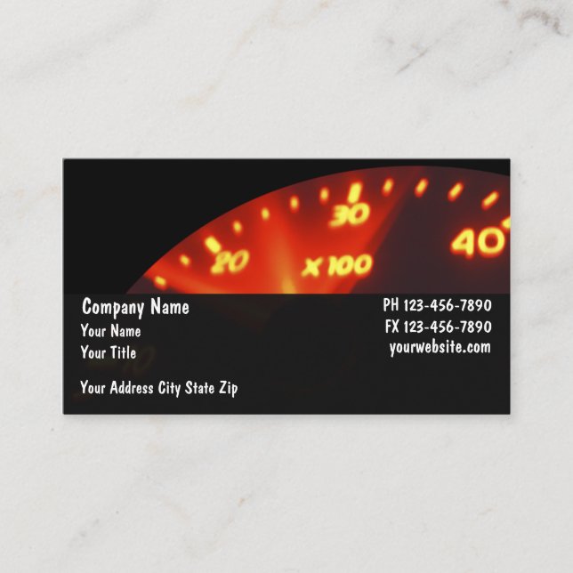 Tarjeta De Visita Negocio automotriz Cards_1 (Anverso)
