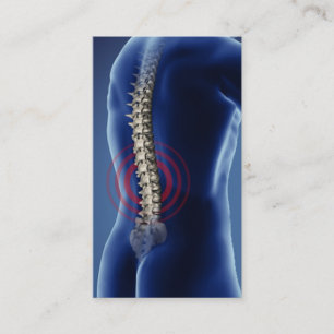 Tarjeta De Visita Negocio Card2 del Chiropractor