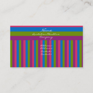 Tarjeta De Visita Negocio colorido moderno