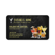 negocio de bebidas | Negro moderno