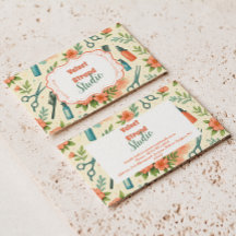 Negocio de Estilista de Cabello Floral de Melocotó