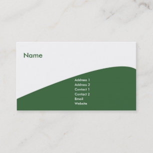 Tarjeta De Visita Negocio de la naturaleza