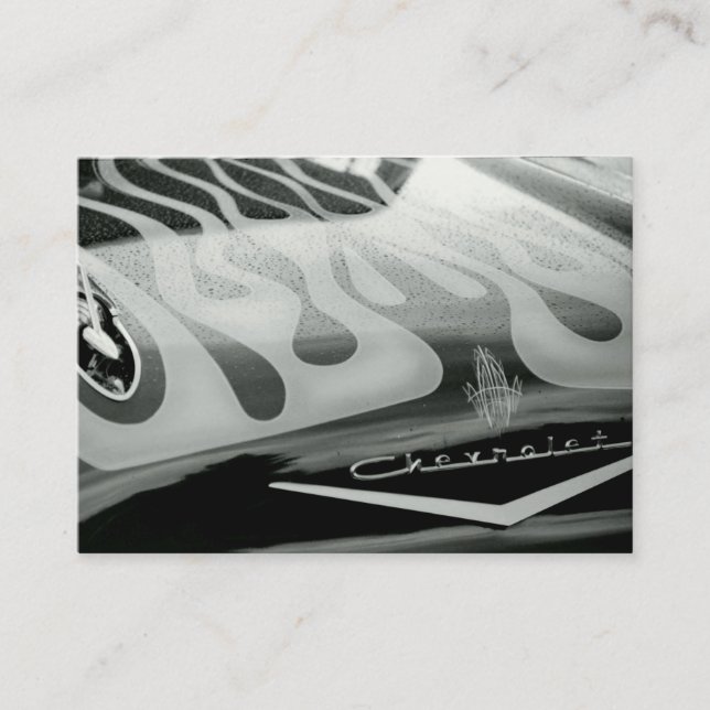 Tarjeta De Visita Negocio de la reparación auto (Anverso)