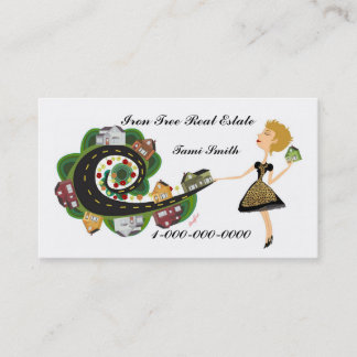 Tarjeta De Visita Negocio de las propiedades inmobiliarias