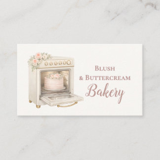 Tarjeta De Visita Negocio de Panadería Pastelería de Lujo Vintage