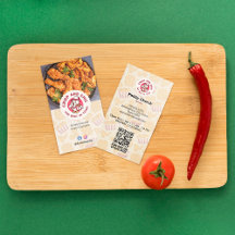 Negocio de pollo frito | Código de barras brillant