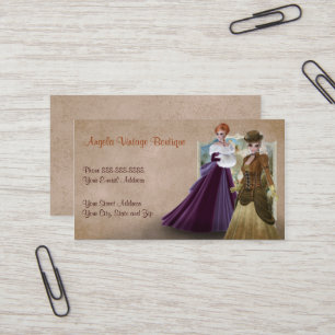 Tarjeta De Visita Negocio del boutique de la tienda de ahorro de la