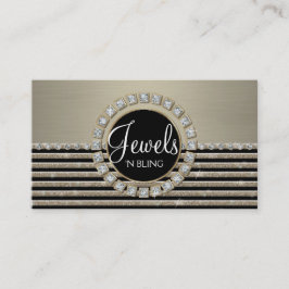 Tarjeta De Visita Negocio horizontal moderno del purpurina de la