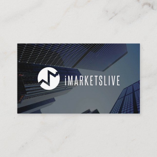 Tarjeta De Visita negocio iMarketsLive Card1 (Anverso)