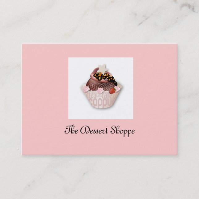 Tarjeta De Visita Negocio… la tienda del postre (Anverso)