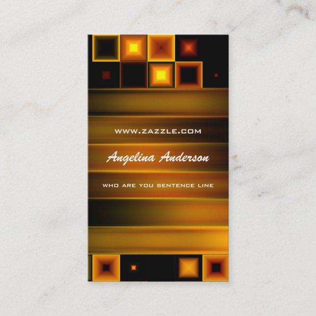 Tarjeta De Visita Negocio moderno elegante profesional (Anverso)