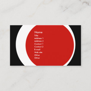 Tarjeta De Visita Negocio moderno/tarjeta social del perfil del