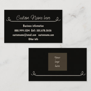 Tarjeta De Visita Negocio Personalizado con Tu Logo