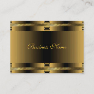 Tarjeta De Visita Negocios Art Deco Old Gold