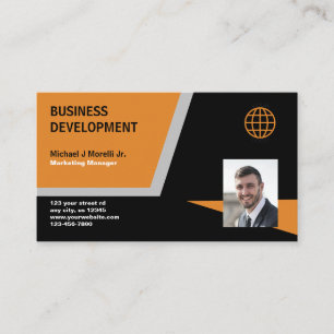 Tarjeta De Visita Negocios de desarrollo empresarial
