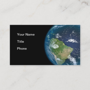 Tarjeta De Visita Negocios de la tierra