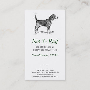 Tarjeta De Visita Negocios de Perros