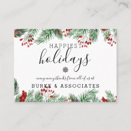 Tarjeta De Visita Negocios de vacaciones personalizados