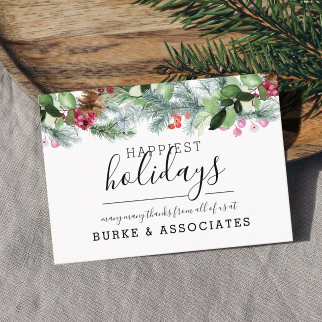Tarjeta De Visita Negocios de vacaciones personalizados (Holiday Business Personalized Business Card)