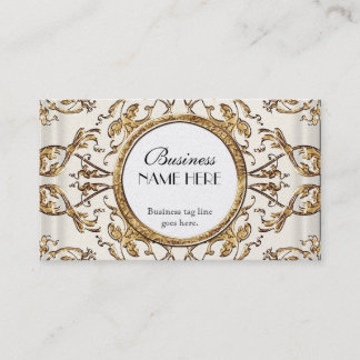 Tarjeta De Visita Negocios elegantes formales de la boda del satén