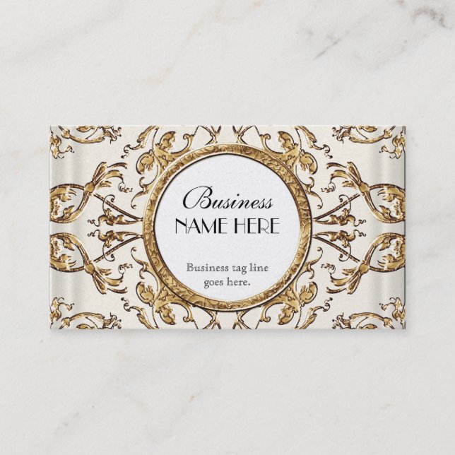 Tarjeta De Visita Negocios elegantes formales de la boda del satén (Anverso)