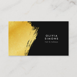 Tarjeta de visita negra