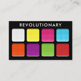 Tarjeta De Visita Negrita Neon Eyeshadow Makeup Pallete MUA