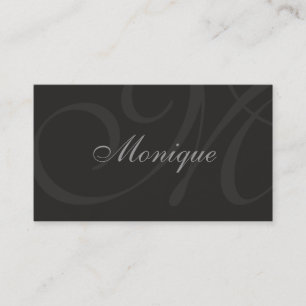 Tarjeta De Visita Negro