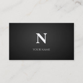 Tarjeta De Visita Negro