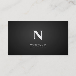 Tarjeta De Visita Negro