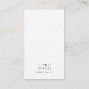 Tarjeta De Visita Negro blanco minimalista moderno lujoso trendy