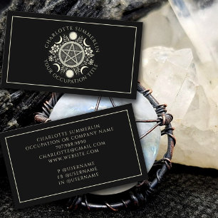 Tarjeta De Visita Negro celeste