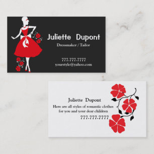 Tarjeta De Visita Negro, el decorador de estilo tailandés