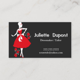 Tarjeta De Visita Negro, el decorador de estilo tailandés