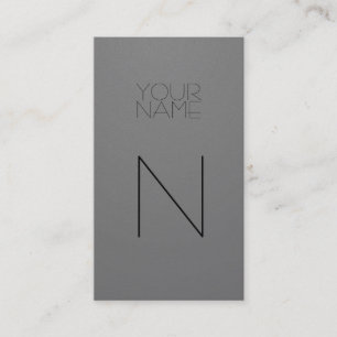 Tarjeta De Visita Negro gris de la moda