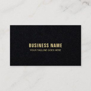 Tarjeta De Visita Negro superior de lujo moderno elegante del diseño